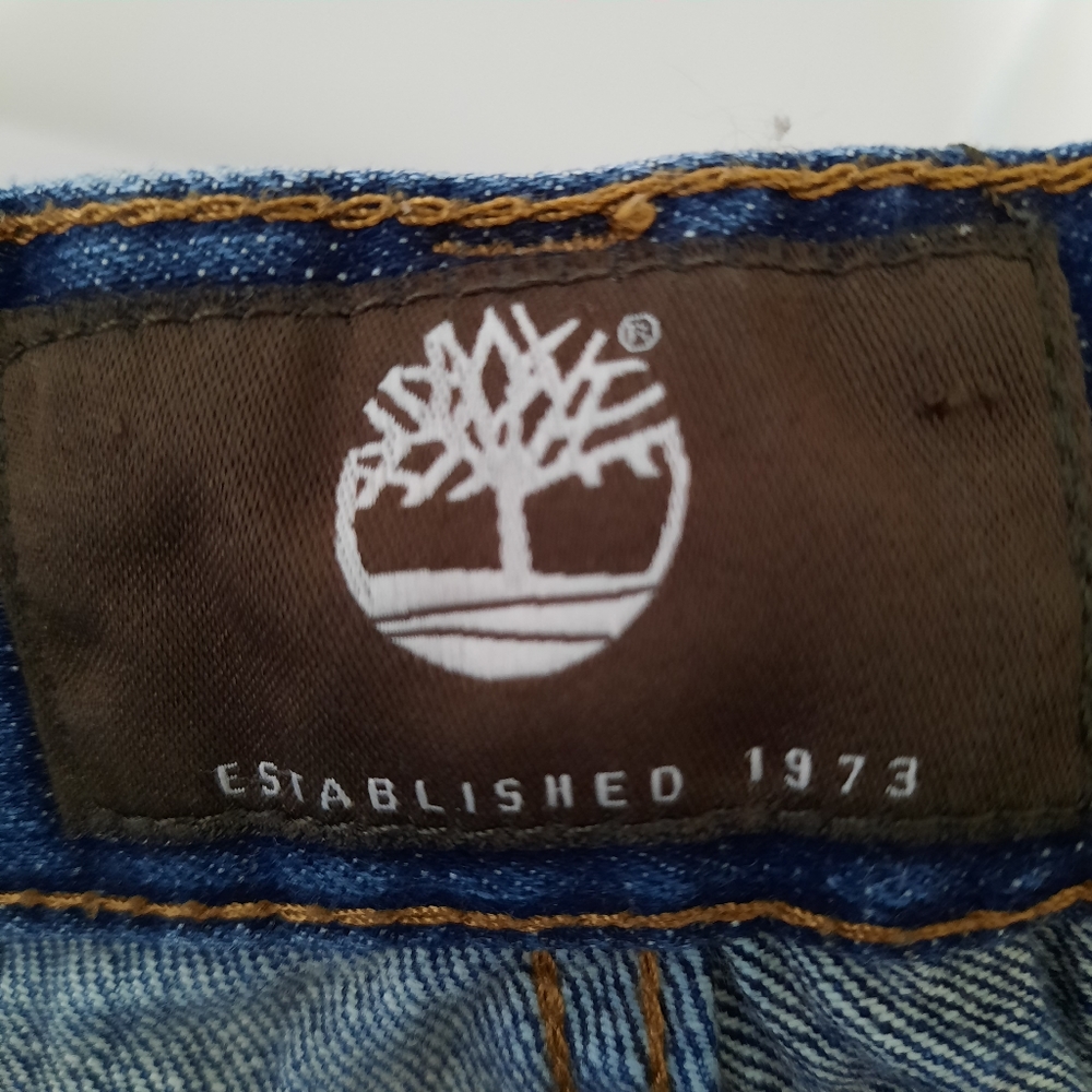 Timberland Straight Leg Jeans Medium Wash Denim Mens Size 32 Work Casual - Picture 5 of 12